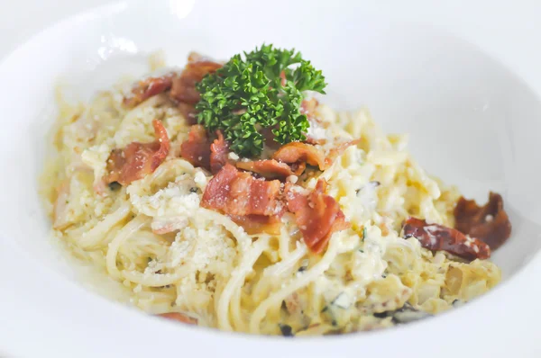 Spaghetti carbonara — Stock Photo, Image
