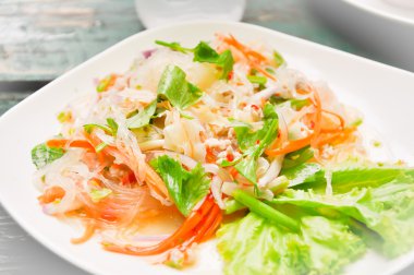 Tay salatası, salata, baharatlı salata