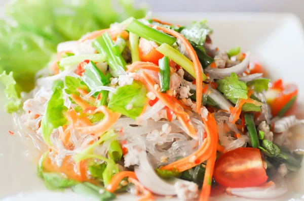Ensalada picante o ensalada tailandesa — Foto de Stock