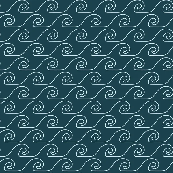 Vektör el, koyu dalga çizgileri çizerek iz arkaplanı oluşturdu.