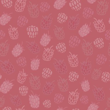 Vektör kırmızı ahududu arkaplan deseni.