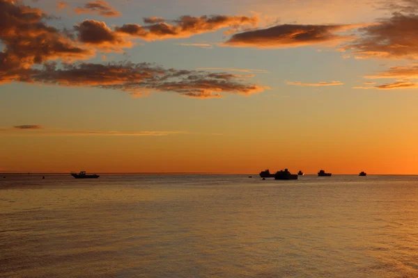 Bateaux de pêche amarrés — Photo