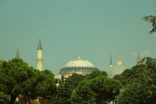 Blå moskén dome — Stockfoto