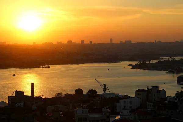 Pôr do sol em Istambul — Fotografia de Stock