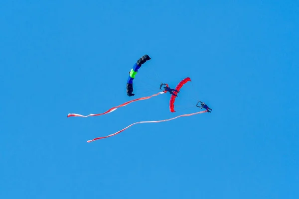 Leszno Polen Juni 2021 Het Sky Magic Aerobatic Team Trad — Stockfoto