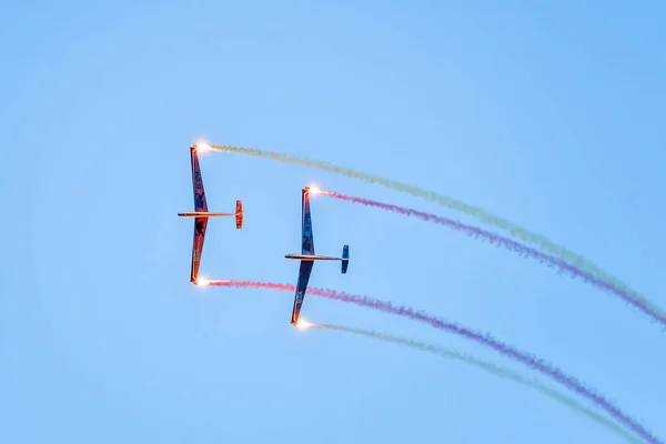 Leszno Lengyelország Június 2021 Red Bull Blanix Team Glider Night — Stock Fotó