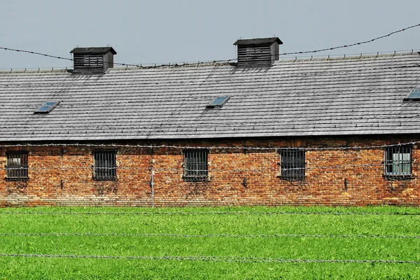 Аушвіц Біркенау — стокове фото