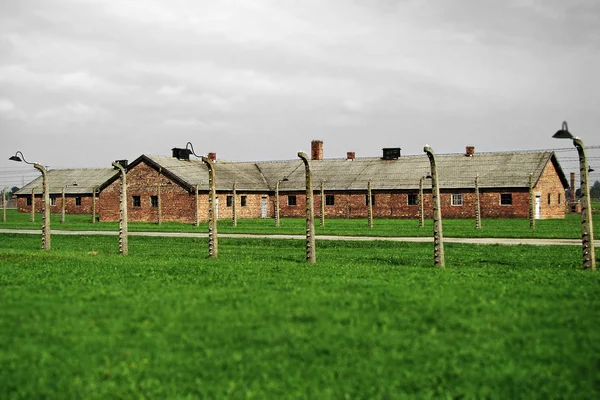 Auschwitz-Birkenau — Fotografia de Stock