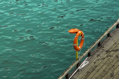 Lifebuoy, acil yardım. Su güvenli dinlenme