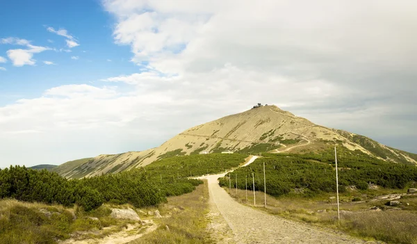 Sniezka, iz hiking dağ görünümünü 