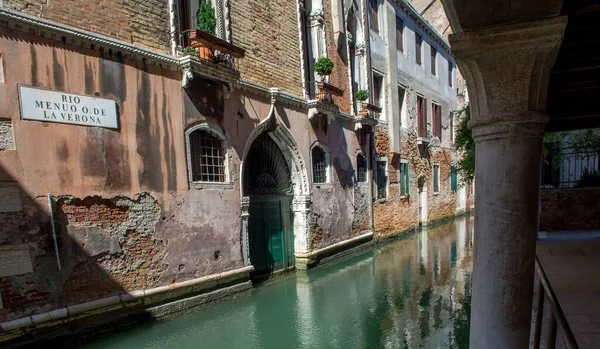 Découverte Ville Venise Ses Petits Canaux Ruelles Romantiques Italie — Photo