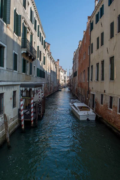 Découverte Ville Venise Ses Petits Canaux Ruelles Romantiques Italie — Photo