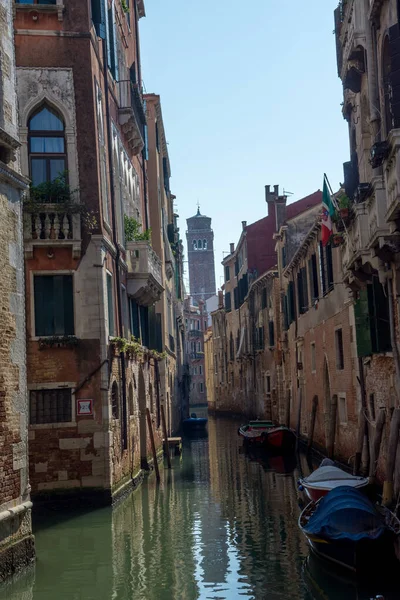 discovery of the city of Venice and its small canals and romantic alleys, Italy