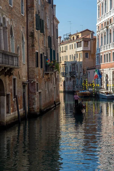 Découverte Ville Venise Ses Petits Canaux Ruelles Romantiques Italie — Photo