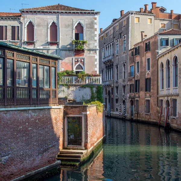 Descoberta Cidade Veneza Seus Pequenos Canais Becos Românticos Itália — Fotografia de Stock