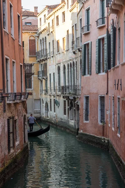 Découverte Ville Venise Ses Petits Canaux Ruelles Romantiques Italie — Photo