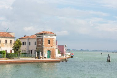 Venedik ve Murano şehrinin keşfi. Küçük kanalları ve romantik sokakları, İtalya