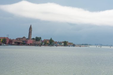 Venedik şehri, Burano ve onun küçük kanalları ve romantik sokakları, İtalya