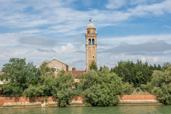 Venedik Şehri Burano Onun Küçük Kanalları Romantik Sokakları Talya — Stok fotoğraf