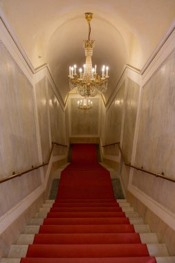 Venedik şehrinin keşfi ve küçük kanalları ve romantik sokakları, İtalya