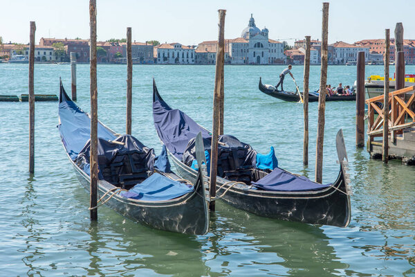 discovery of the city of Venice and its small canals and romantic alleys, Italy