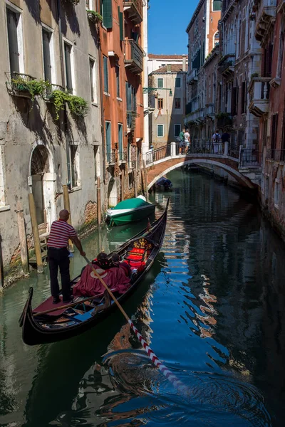 Découverte Ville Venise Ses Petits Canaux Ruelles Romantiques Italie — Photo