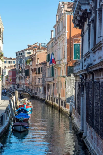 Découverte Ville Venise Ses Petits Canaux Ruelles Romantiques Italie — Photo