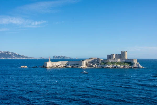 Odkrycie Portu Marsylii Wysp Regionu Maju Francja Obrazy Stockowe bez tantiem