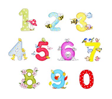 Funny numbers cartoon