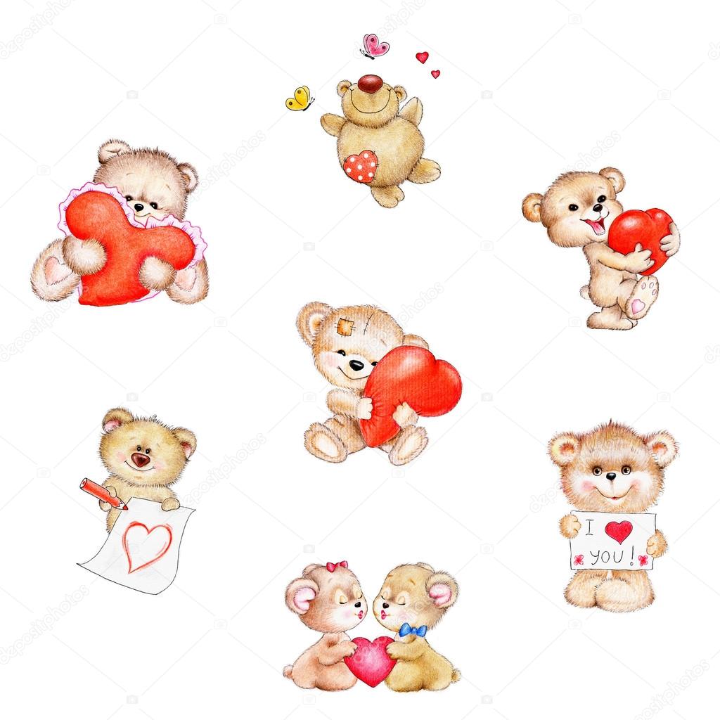 Teddy Bear Pattern Design Vector Download