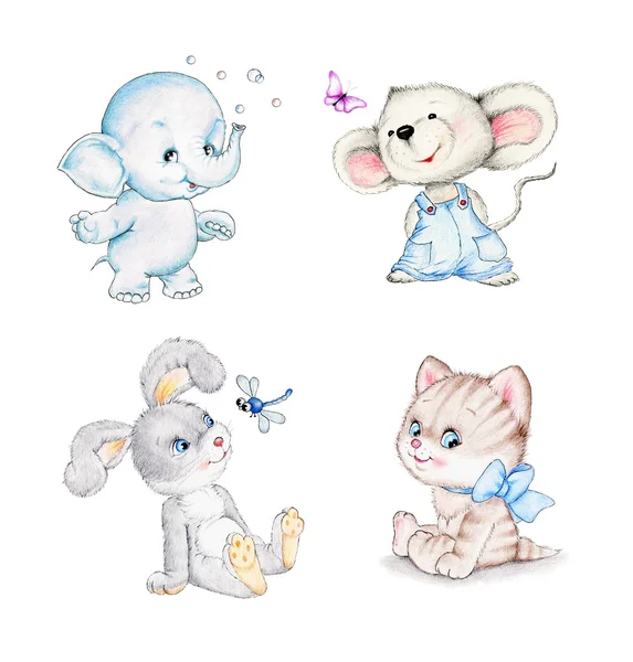 Bir sürü sevimli hayvan.