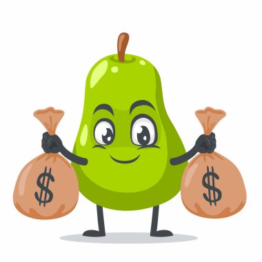 Armut maskotunun vektör illüstrasyonuName