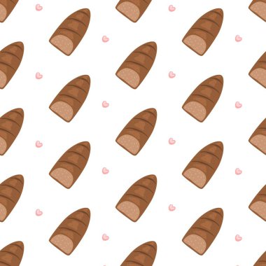 Kek ve ekmek Sevgiyle kusursuz desen