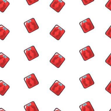 Fitness ekipmanlarını ölçeklendirir, kusursuz ayna arka planı