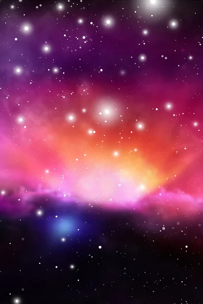 Astrologia Mystic tła. Przestrzeni kosmicznej. Cyfrowy ilustracja wektorowa wszechświata. Tło wektor Galaxy. — Wektor stockowy