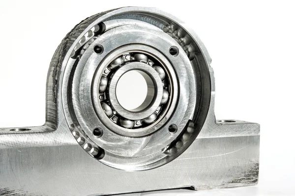 Mounted roller bearing unit. CNC milling lathe and drilling indu — Stock Photo, Image