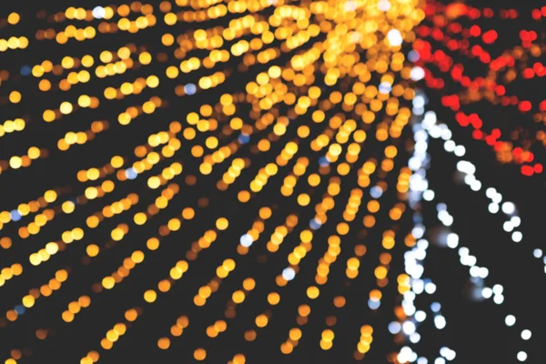 Unscharfer Holografischer Hintergrund Mit Leuchtenden Regenbogenfunkeln Verschwommenes Goldenes Festlicht — Stockfoto