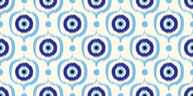 Kötünün geometrik motifi ve şeytani göz sembolü olan etnik, pürüzsüz desen. Soyut vektör halısı geleneksel arkaplan desenli. Kumaş tekstil ve halı için Türk süsü.