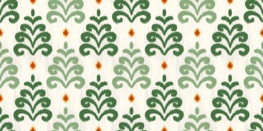 Çiçeklerin pürüzsüz deseni. Soyut vektör halısı desenli baskı. Geleneksel oryantasyon boya arka planı. Halı ve tekstil dekoratif süs.