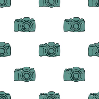 Dalgalı su yeşil profesyonel kamera çizimi kusursuz desen. Şeffaf arkaplan.