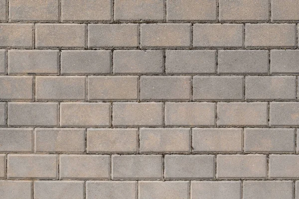 Monotone Pavimentação Cinza Pedras Pavimento Contexto Textura Horizontal — Fotografia de Stock