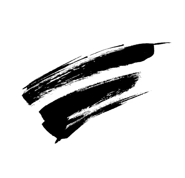 Negro grungy vector abstracto pintado a mano de fondo. Diseño de pincel . — Archivo Imágenes Vectoriales