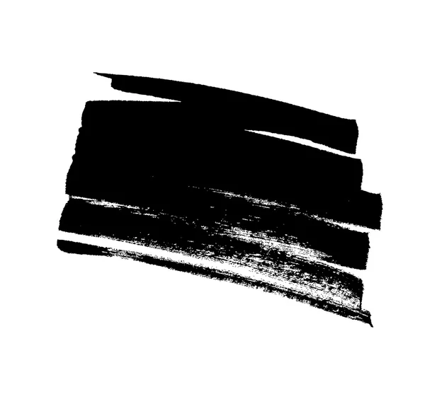 Negro grungy vector abstracto pintado a mano de fondo. Diseño de pincel . — Archivo Imágenes Vectoriales