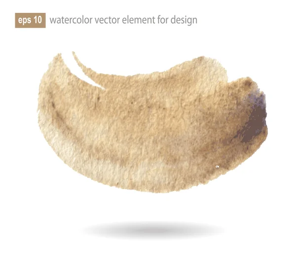 Ilustración vectorial acuarela elementos abstractos . — Archivo Imágenes Vectoriales