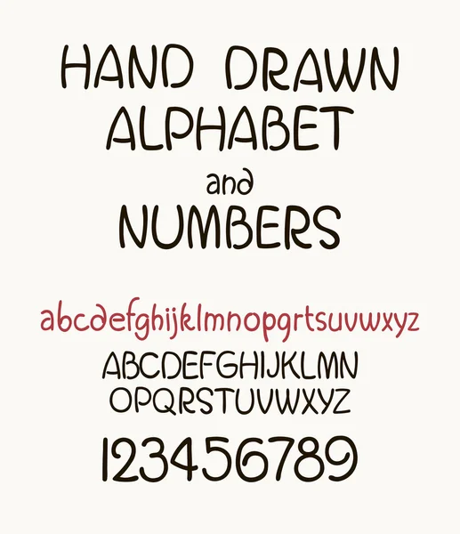 Jeu vectoriel d'alphabet acrylique calligraphique ou encre . — Image vectorielle