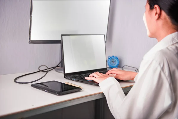 The concept of success and failure in business A business man working on a laptop Different company development predictions The risks of being an entrepreneur