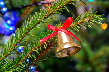 Noel ağacında Noel oyuncakları