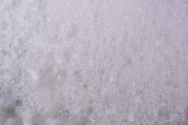 Primo piano Sapone schiuma e bolle di sfondo — Foto Stock