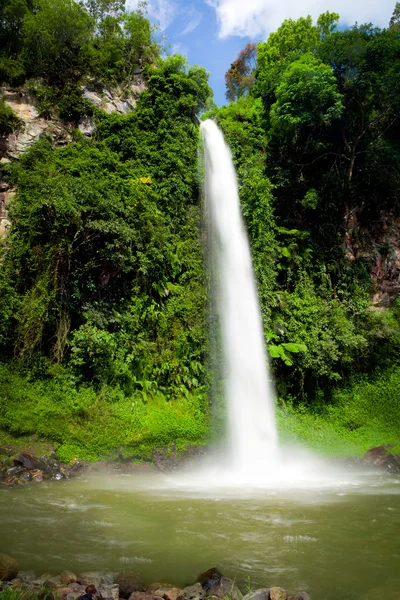 Big Beautiful nature Waterfall in Bandung Indonesia — Stock Photo, Image