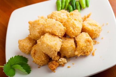 Endonezya Gıda kızarmış Tofu geleneksel